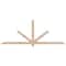 Ekena Millwork Kennewick Smooth Timber Gable Bracket, Douglas Fir, 96"W x 36"H x 3 1/2"D x 3 1/2"F, 9/12 Pitch GBW096X36X0404KEN00SDF - alternate 1